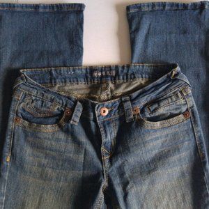 Royal Blue Bootcut Faded Low Rise Jean SZ 9